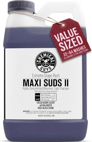 Maxi Suds II Foaming Car Wash Soap for Cannons, Grape, 64 oz