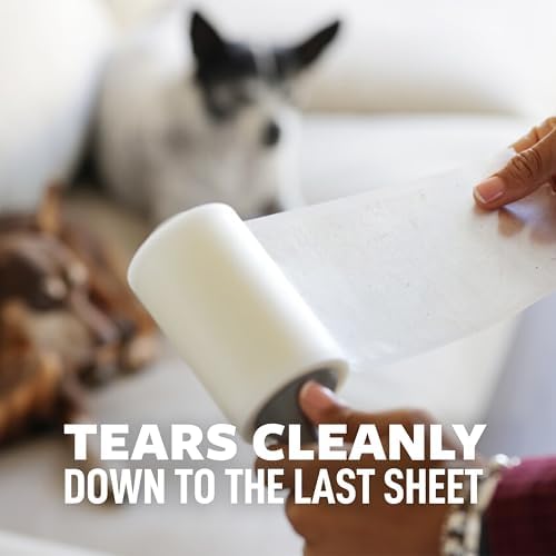 Pet Hair Extra Sticky Lint Roller,420 Sheets Total, 6 Pack