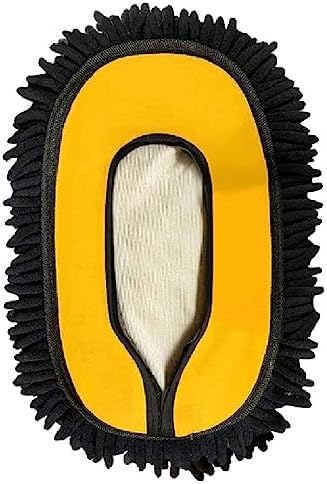 YeewayVeh Car Wash Brush Replacement Cover, Microfiber Mop, Yellow