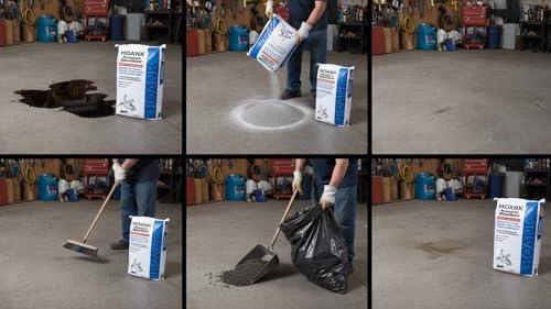 (36 lbs) - Premium Liquid Absorbent Bags Montmorillonite Clay Absorbs Oil, Grease, Hydraulic Oil, & Other Liquid Spills