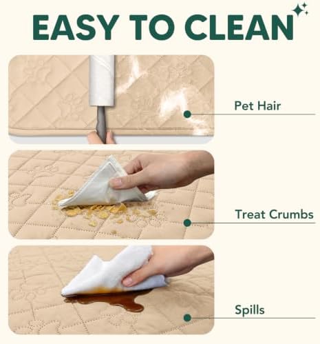 Waterproof Bed Cover for Dogs, Pet Blanket for Mattress Washable