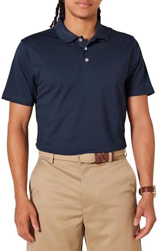 Men's Moisture Wicking Golf Polo Shirt, Short Sleeve, Slim-Fit, Quick-Dry, Active Wear