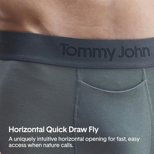 Tommy John Men's Second Skin 6" Mid-Length Boxer Brief Underwear