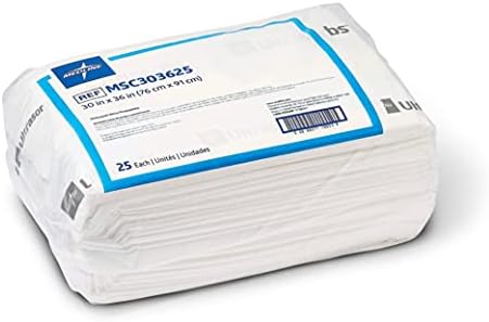 Ultrasorbs Drypads, 30" x 36", 25 Count, Super Absorbent Disposable Bed Pads, Large Incontinence Bed Pads, Chucks Protective Underpads, 10 Times More Absorbent, For Adults, Elderly