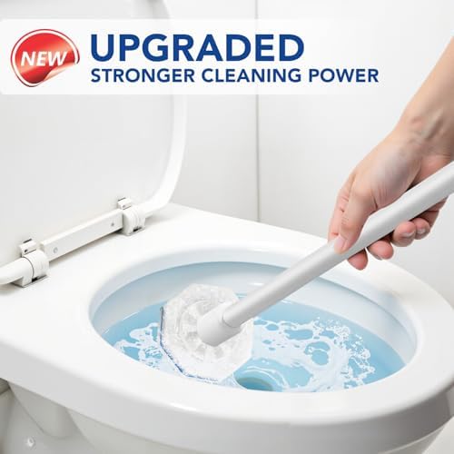 50 Count Toilet Wand Refills for Clorox, 5X Cleaning Power Toilet Bowl Wand Refills - No Falling Apart, Easy and Effective Bathroom Cleaning