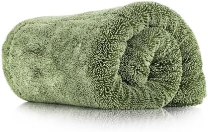 Liquid8r M22 Car Drying Towel, Green, 20x20 in, 1-Pack