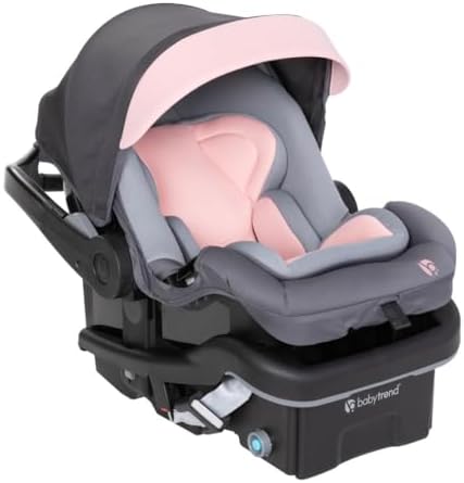 Secure-Lift Infant Car Seat, Madrid Pink – Compact Lightweight Carrier, Infant Comfort Cushioning, Adjustable Harness Fit