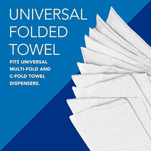C-Fold Paper Hand Towels, Bulk, 12 x 200 Sheets (01510)