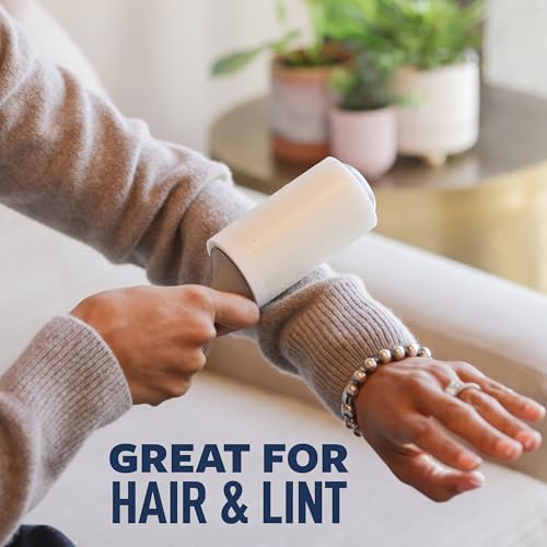 Lint Rollers, 100 Sheets per Roller, Pack of 6 (600 Total Sheets) – Mega Value Lint Remover Pack for Pet Hair, Clothes & Furniture