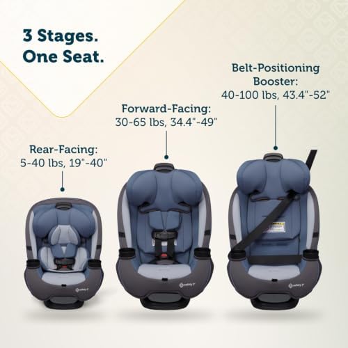Grow and Go All-in-One Convertible Car Seat - Alaskan Blue