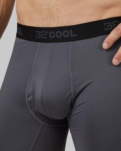 32º DEGREES mens Mens 4-pack Active Mesh Quick Dry Performance Boxer Brief