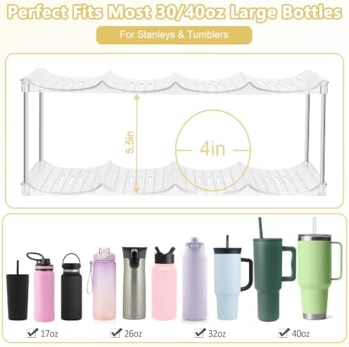 Water Bottle Organizer for Stanley 40oz Tumblers, Stanley Cup Organizer