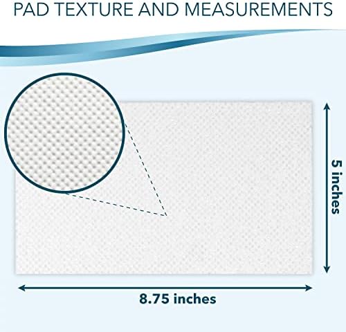Value Pack of 40 Disposable Absorbent Bedside Commode Pads