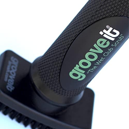 The Wet Club Scrub Golf Water Brush - 3 Year Warranty - Anti-Leak Design - Magnetic Brush with Nylon-Bristle Head - Patented Pump for Easy Cleaning - Wide Cleaning Coverage - Long Lasting