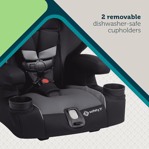 Boost-and-Go Essential 3-in-1 Booster Car Seat, Highback & Backless Modes, Lightweight, Easy Install, Labrador II