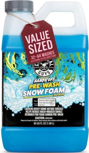 Snow Foam Pre Wash Car Wash Soap for Foam Cannons, 64 oz