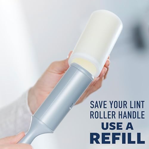 Lint Rollers, 100 Sheets per Roller, Pack of 6 (600 Total Sheets) – Mega Value Lint Remover Pack for Pet Hair, Clothes & Furniture