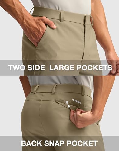 Men's Golf Dress Shorts 5"/ 7"/ 9" Stretch Casual Work Shorts