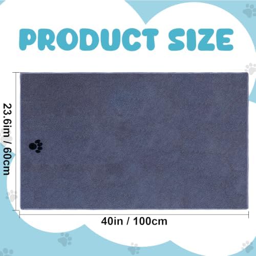 6 Pack Microfiber Dog Towels for Drying Dogs, Super Absorbent and Soft
