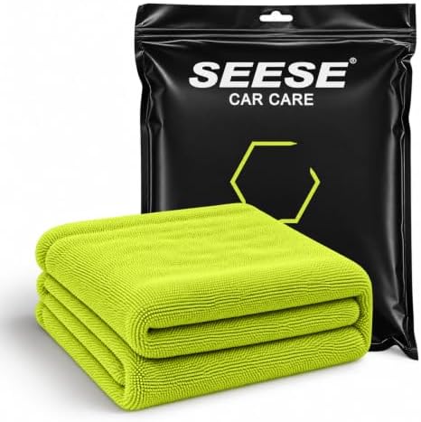 Microfiber Car Drying Towel: 1400 GSM Ultra Absorbent, 24" x 36"