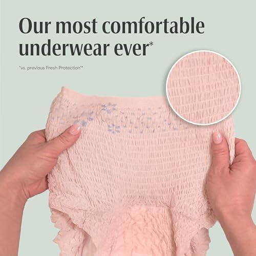 Fresh Protection Adult Diapers for Women, Large, 72 Count
