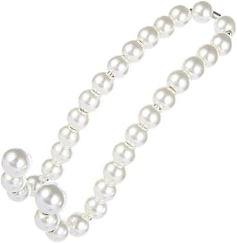 FAVOMOTO Car Purse Hook with Pearls Decoration for Hanging Grocery Bags, Universal Car Headrest Hooks, Car Back Seat Han