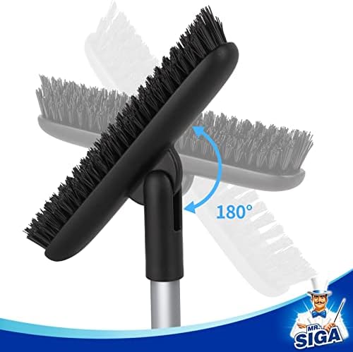 Heavy Duty Grout Scrub Brush with Long Handle