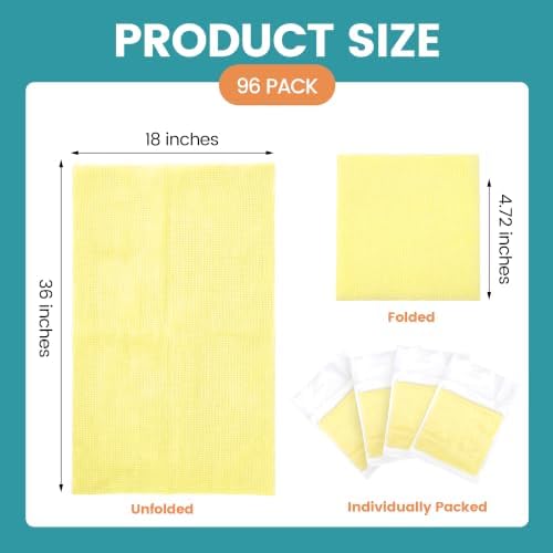 96Pcs Tack Cloth Tack Rags for Removing Dust from Woodworking