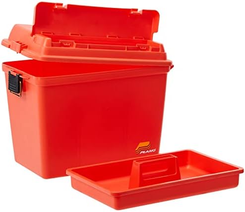 Extra Large Dry Storage Box with Tray Orange
