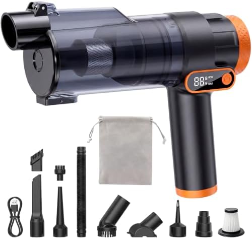 Cordless Handheld Vacuum, 18000Pa Car Vacuum Brushless Motor