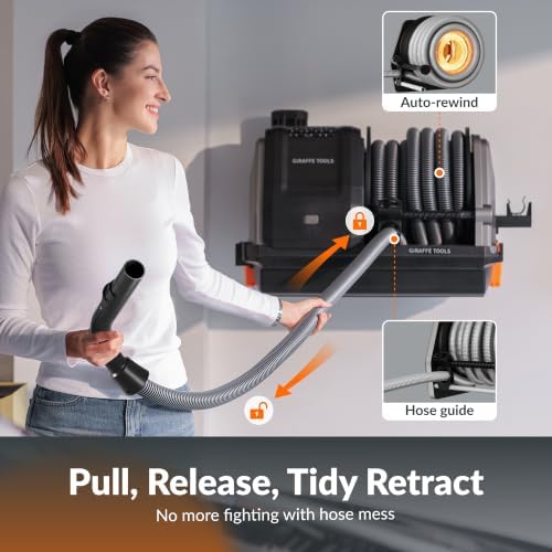 Grandstorm Garage Vacuum Cleaner with Retractable 30FT Hose