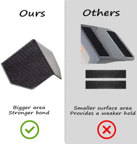 Car Trunk Organizer Blocks, 4 Pack Hook & Loop Cargo Dividers