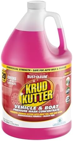 Vehicle & Boat Pressure Washer Concentrate & Manual Use Cleaner | Powerful Foaming Action Lifts Away Tar, Dirt and Grime | Safe for Use on Cars, Trucks, Boats RV's & More | 1 Gallon