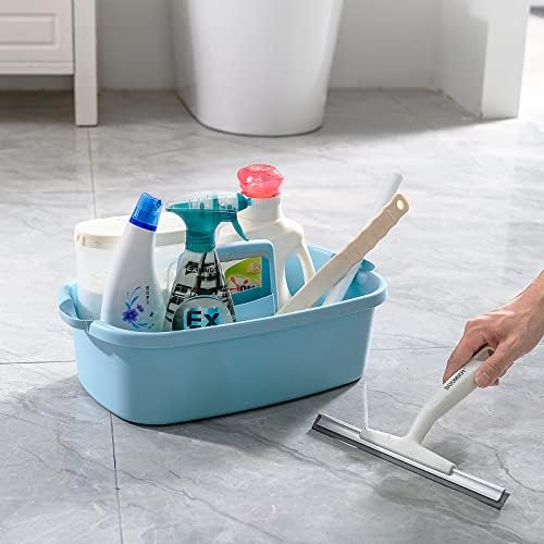 Cleaning Caddy with Handle, Shower & Under Sink Basket, Grey