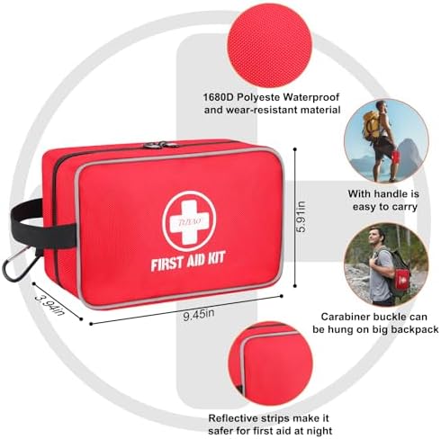330-Piece Comprehensive First Aid Kit for Home, Car, Travel