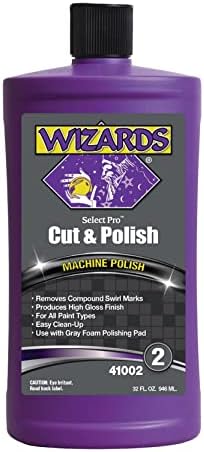 Wizards 3 Step Compound Polish and Machine Finish Kit Select Pro - 3 Quarts