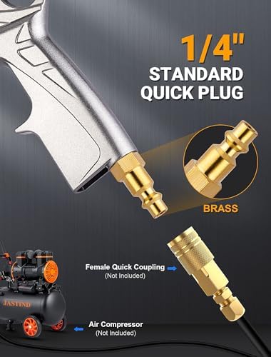 Tornado Car Cleaning Gun, Dry Detailing Air Gun for Compressors