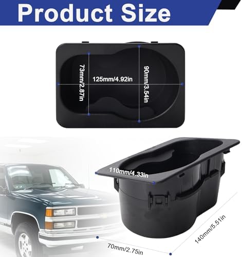 12388413 Center Console Cup Holder Compatible with 1995-2000 Chevy