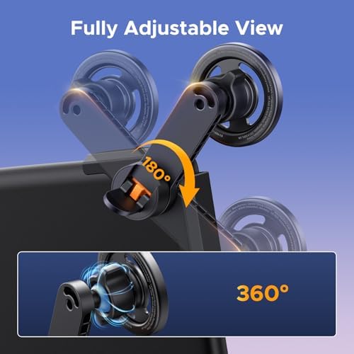 Tesla Phone Mount with Strongest Magnet Power, Fully Adjustable View