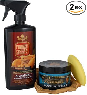 Pinnacle Signature Series II Combo | Premium Car Care Kit | High-Gloss Finish & Protection | Includes Wax, Polishing & D