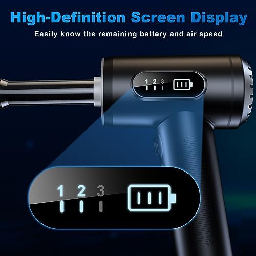 Compressed Air Duster, Rechargeable Cordless Electric Air Blower