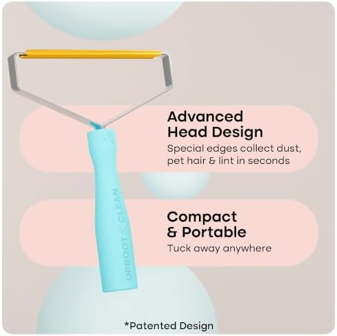 Pro Pet Hair Removal Tool - Multi-Fabric Edge, Carpet Rake