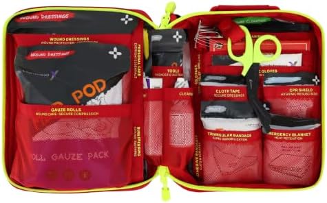 Lightning X 269 Piece First Aid Kit OSHA ANSI Class A+, Soft Case Emergency Medical Kit, Portable Trauma Kit for Home, Vehicle, Workplace, Travel, Outdoor
