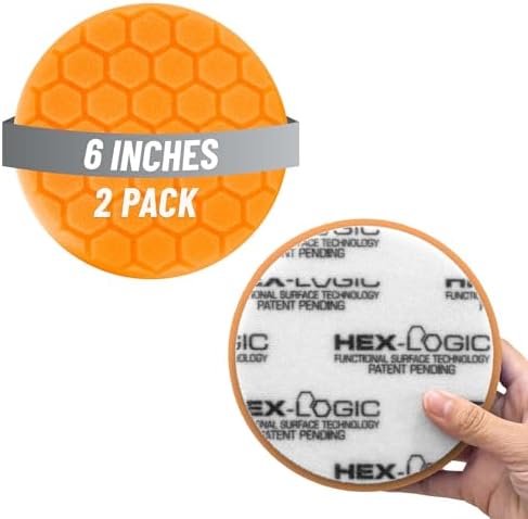 Hex-Logic Quantum Cutting Pad, Orange, 5.5 in for 5 in, 2 Pk