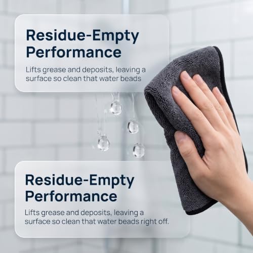 Jeaver Window Cleaning Cloth XXL 24x16 Inches, Jeavercloth Microfiber Cleaning Cloth, Streak-Free for Glass, Mirrors & All Surfaces, Javer Cloth for Windows (1pc)