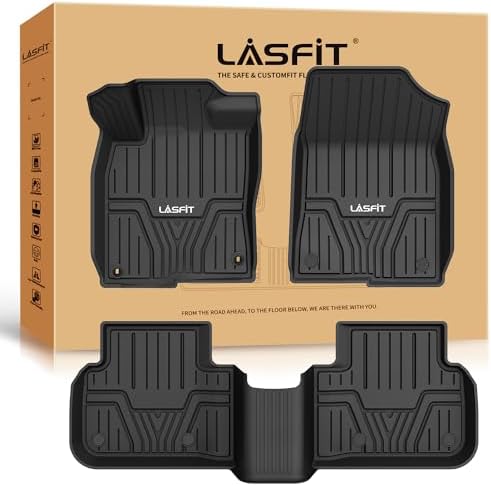 All Weather Floor Mats for Honda Civic 2022-2026 - Gasoline | Full Surround TPE Mats, Tall Walls, 3D Custom Fit, Non-Slip, Easy Clean, Tool-Free Install, Vehicle-Specific Accessories
