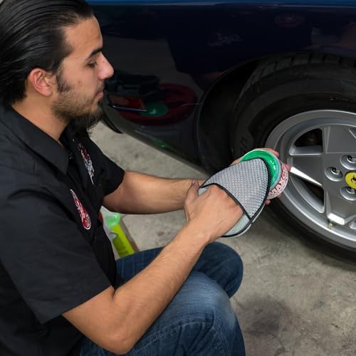 Microfiber Wedge & Detailer Pad for Wheels & Tight Spaces (Pack of 2)
