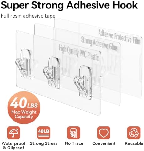 Shower Caddy Adhesive, Rustproof Shower Shelves for Inside Shower