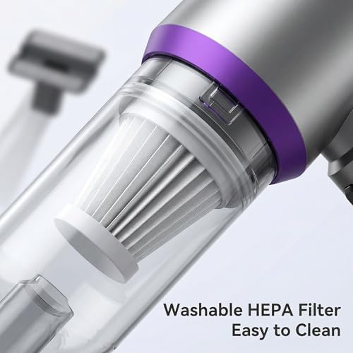 Car Vacuum, 20000Pa Cordless Handheld Vacuum & Air Duster, 4-in-1