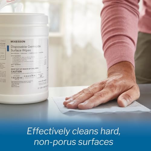 Germicidal Wipes, Disinfecting Alcohol Wipes, 12 Pack, 1920 Wipes